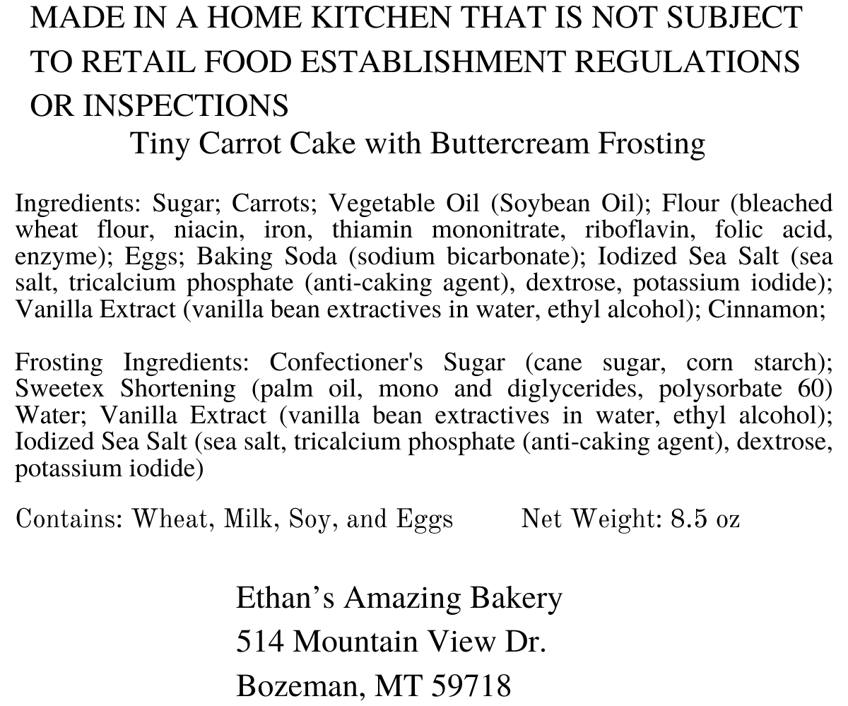 Carrot Cake